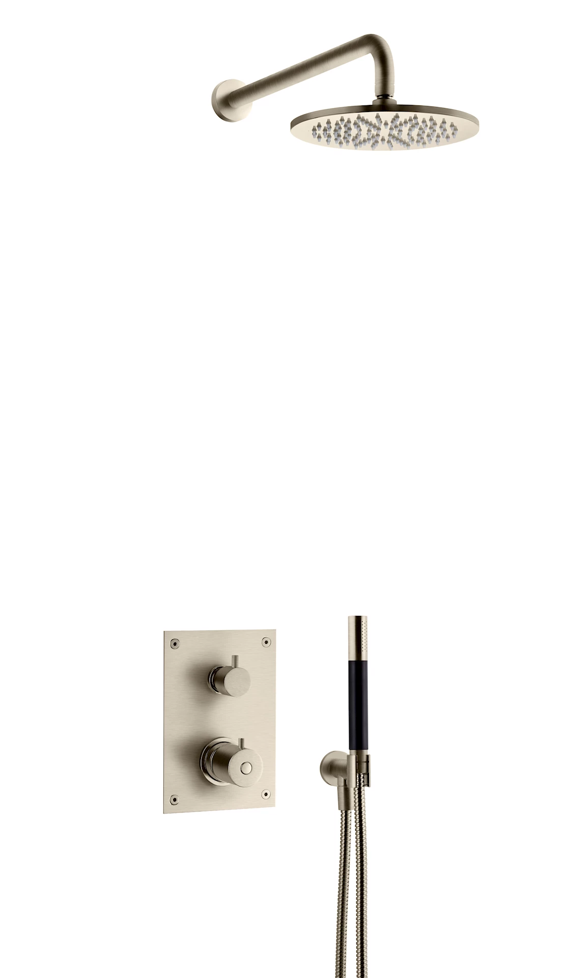 ART9421816 - BOX7268 2.0 takdusj for innbygging, Brushed Nickel - 